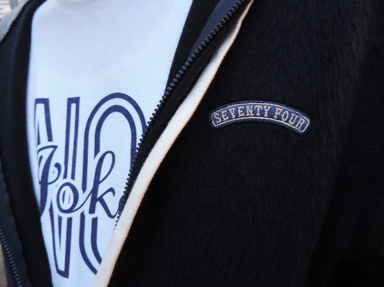 SEVENTY FOUR MOHAIR ZIP UP KNIT HOODY Navy NO JOKE.JPG